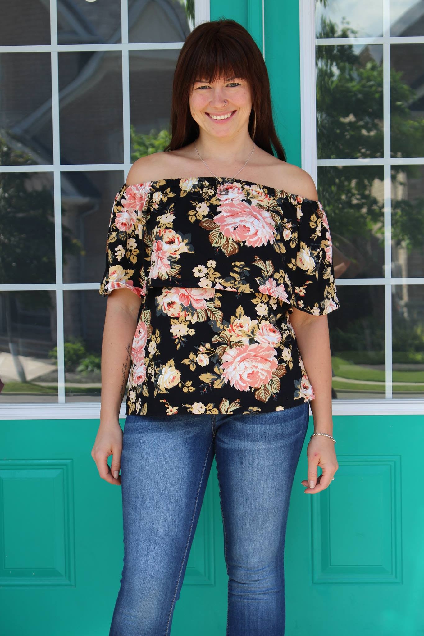 Off the Shoulder Top pattern - NEW RELEASE! Off shoulder top pdf sewing pattern