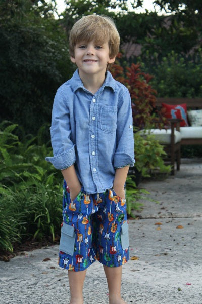 Boy's Classically Cool Cargo Shorts (Sizes 3m-8yrs)