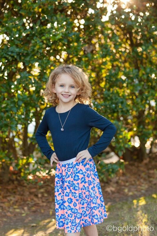 Girls Semicircle Skirt sewing pattern sizes 2-16