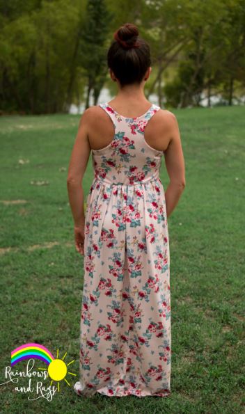 Women's Racerback Tank Maxi Dress