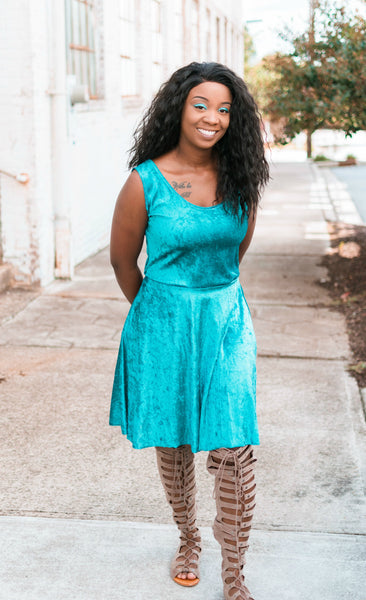 Circle Skirt Dress sewing pattern for Women (Sizes 0-26)