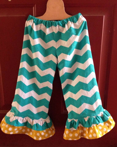Girls' Ruffle Pants Sewing Pattern  Little Girls' Pants Pattern –  Seamingly Smitten