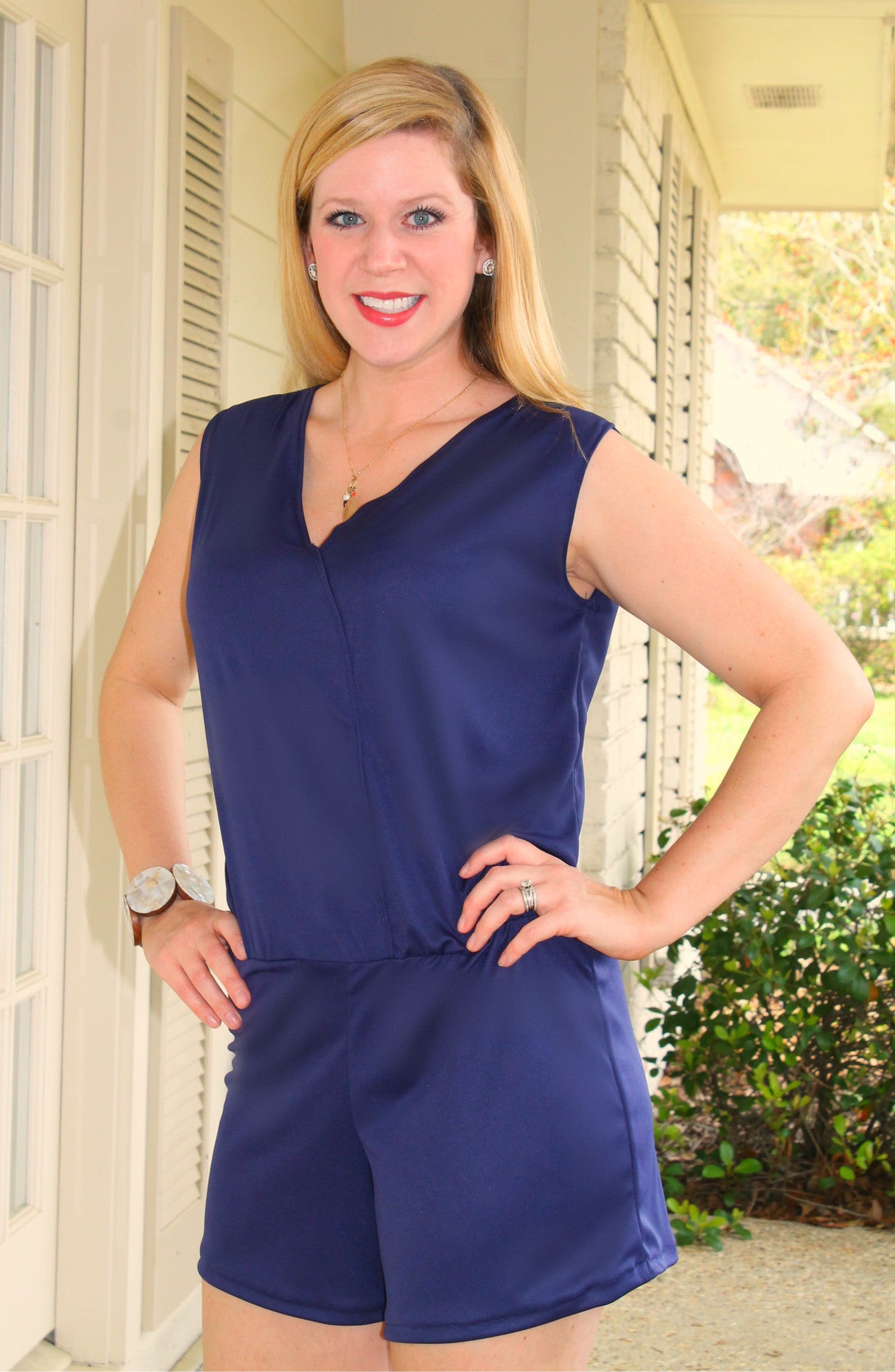 Women's Oak Street Romper PDF sewing pattern