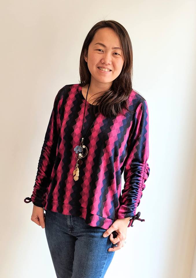 Drawstring Sleeve Sweater Top PDF sewing pattern