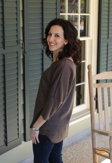 Women's Drop Shoulder Top pdf sewing pattern (sizes XS-XXXL / 0-26)
