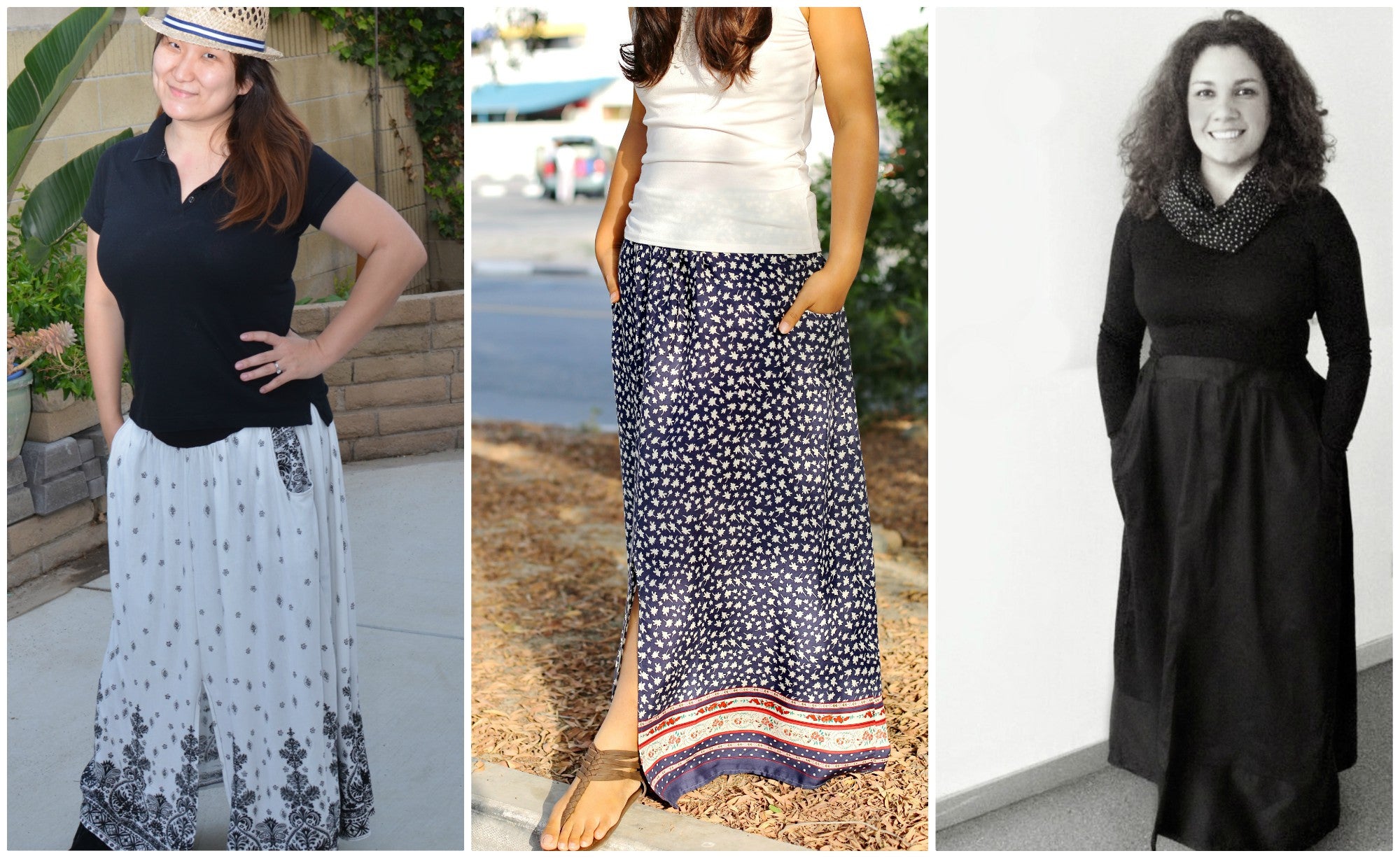Women's Orleans Avenue Maxi Skirt pdf sewing pattern