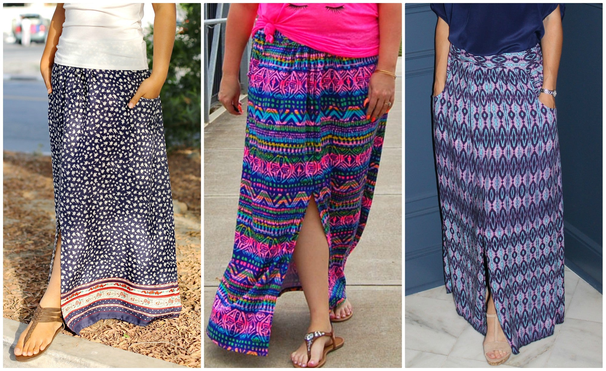 Women's Orleans Avenue Maxi Skirt pdf sewing pattern