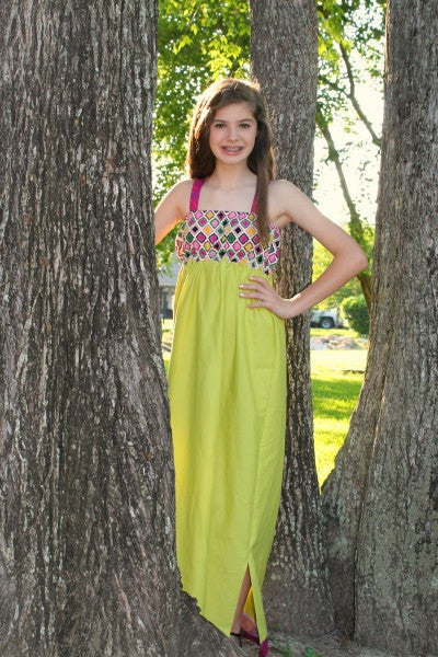 Teen Maxi Dress Sewing Pattern  Maxi Dress Pattern for Tweens
