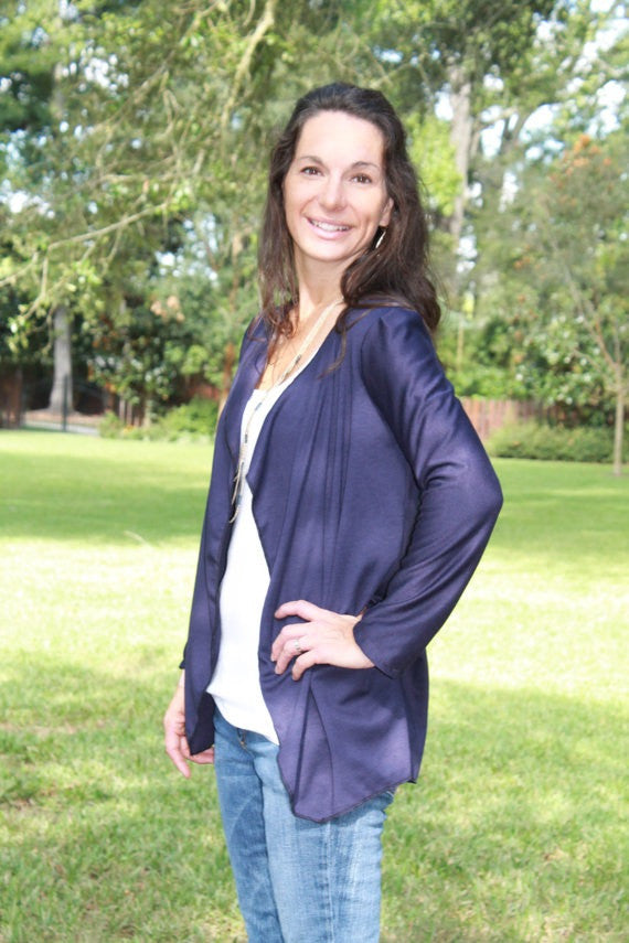 Women's Knit Draped Cardigan XS-XXL (Sizes 0-22)