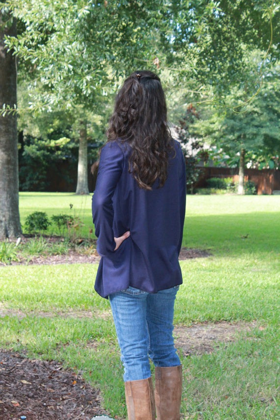 Women's Knit Draped Cardigan XS-XXL (Sizes 0-22)