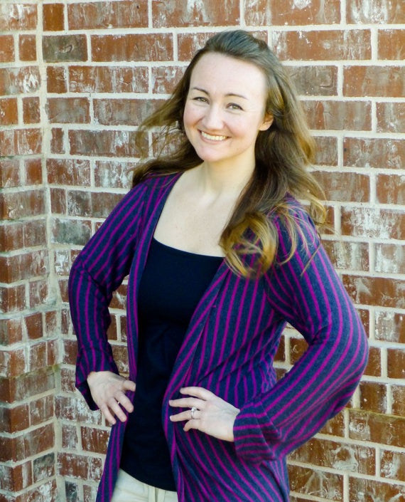 Women's Knit Draped Cardigan XS-XXL (Sizes 0-22)