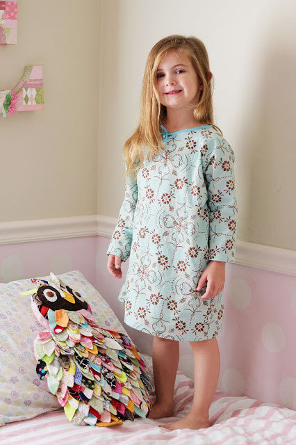 Nightgown sewing pattern for girls!