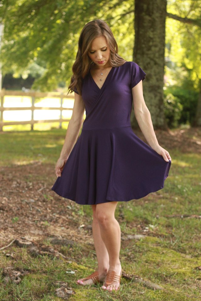 The Callie Wrap Dress sewing pattern for Women