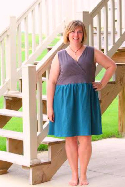 Sarabeth Swimsuit Cover-Up/Dress sewing pattern for WOMEN (sizes 0-26)