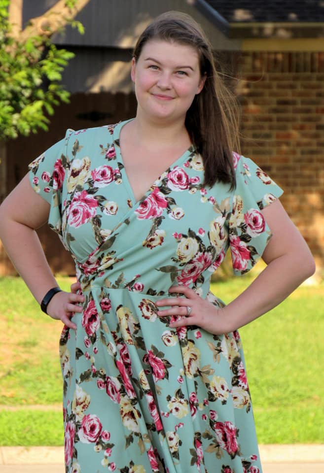 The Callie Wrap Dress sewing pattern for Women