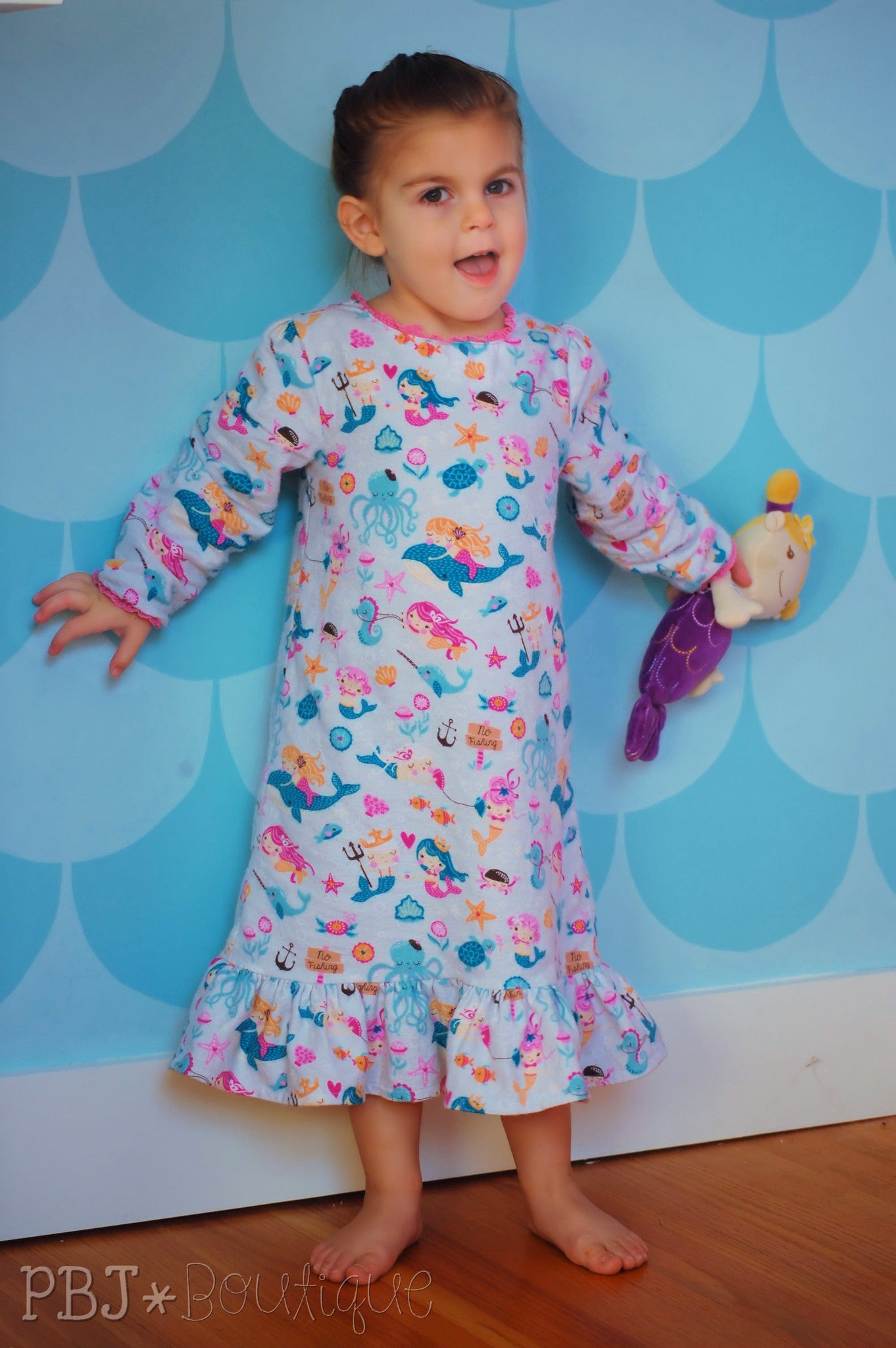 Girls Dream Catcher Nightgown Sewing Pattern