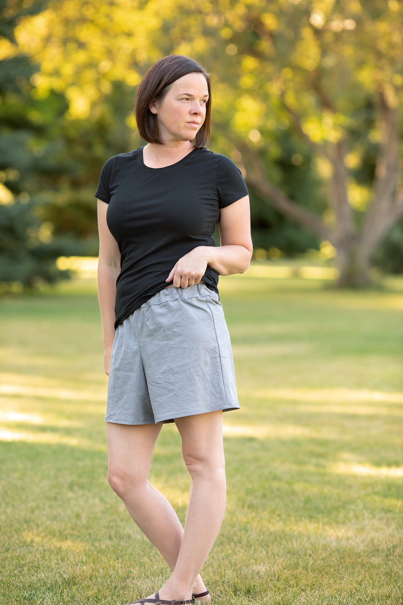Shorts sewing pattern for women