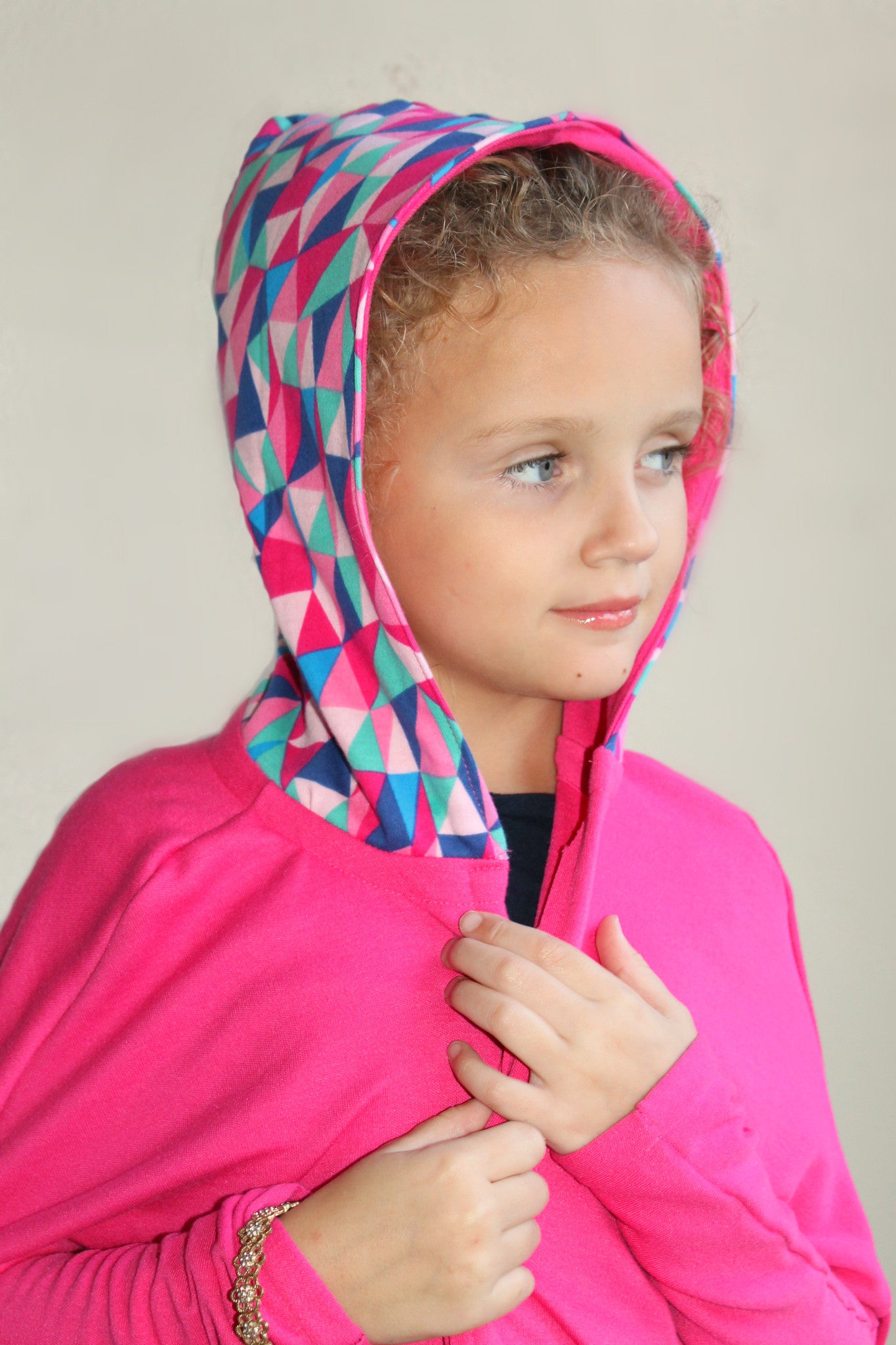 Girls' Cardigan with Hood PDF Sewing Pattern