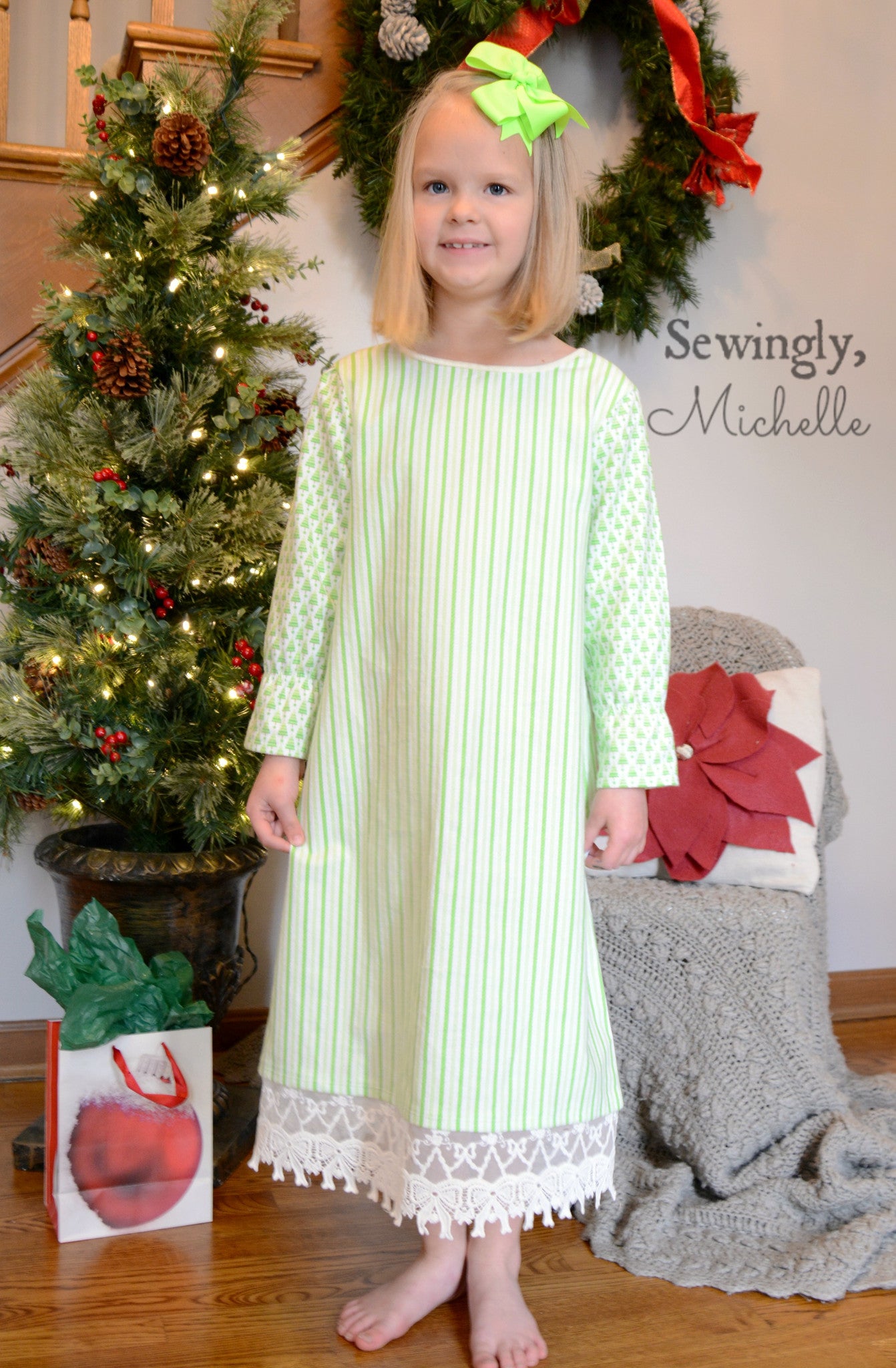 Girls Dream Catcher Nightgown Sewing Pattern