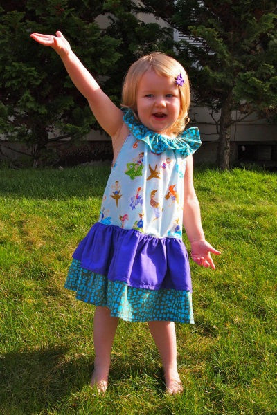 The All Ruffled Up Dress for Girls (Sizes 6m-10yrs)