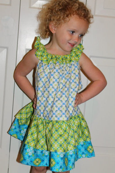 The All Ruffled Up Dress for Girls (Sizes 6m-10yrs)