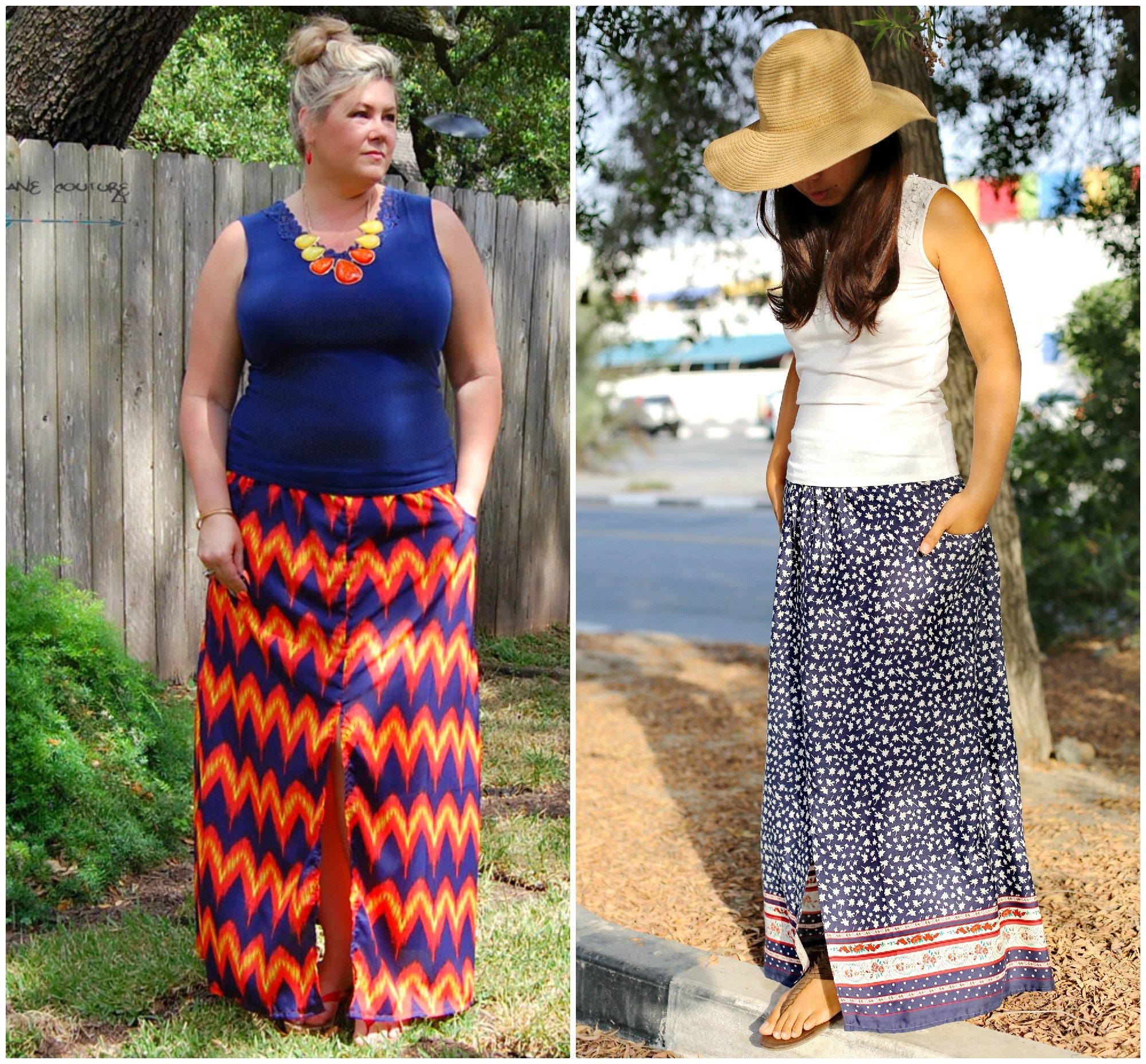 Women's Orleans Avenue Maxi Skirt pdf sewing pattern