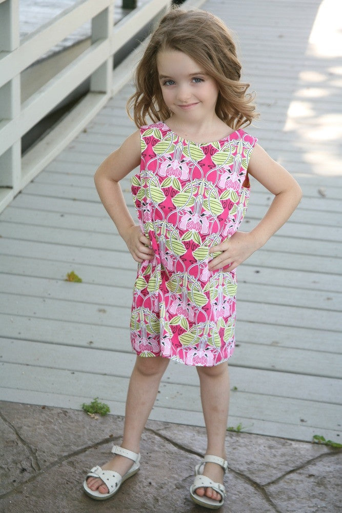 Classic A-Line Dress for Girls (Sizes 6m-10yrs)