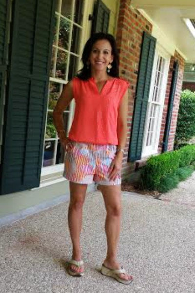 French Market Shorts for Women PDF sewing pattern