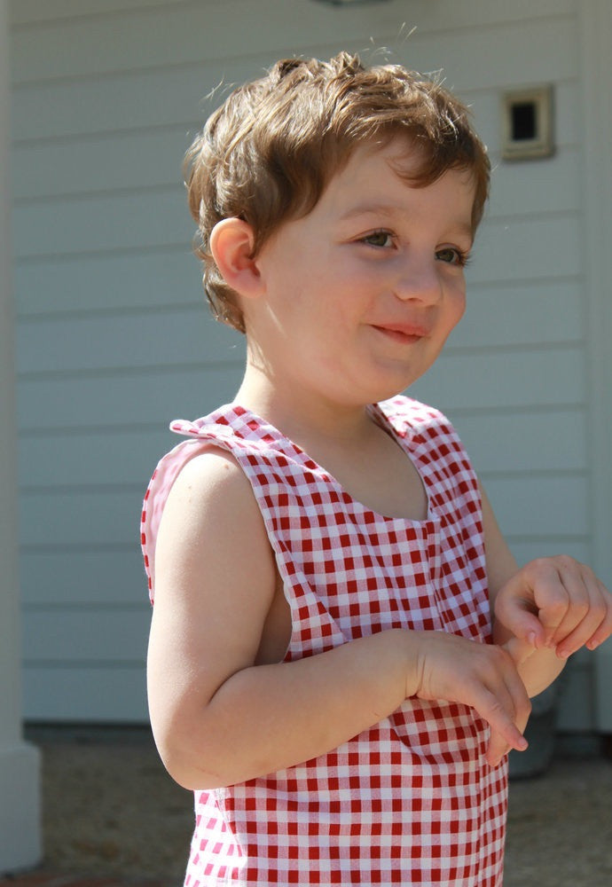 Boy's Classic Romper (Sizes 6m-4T)